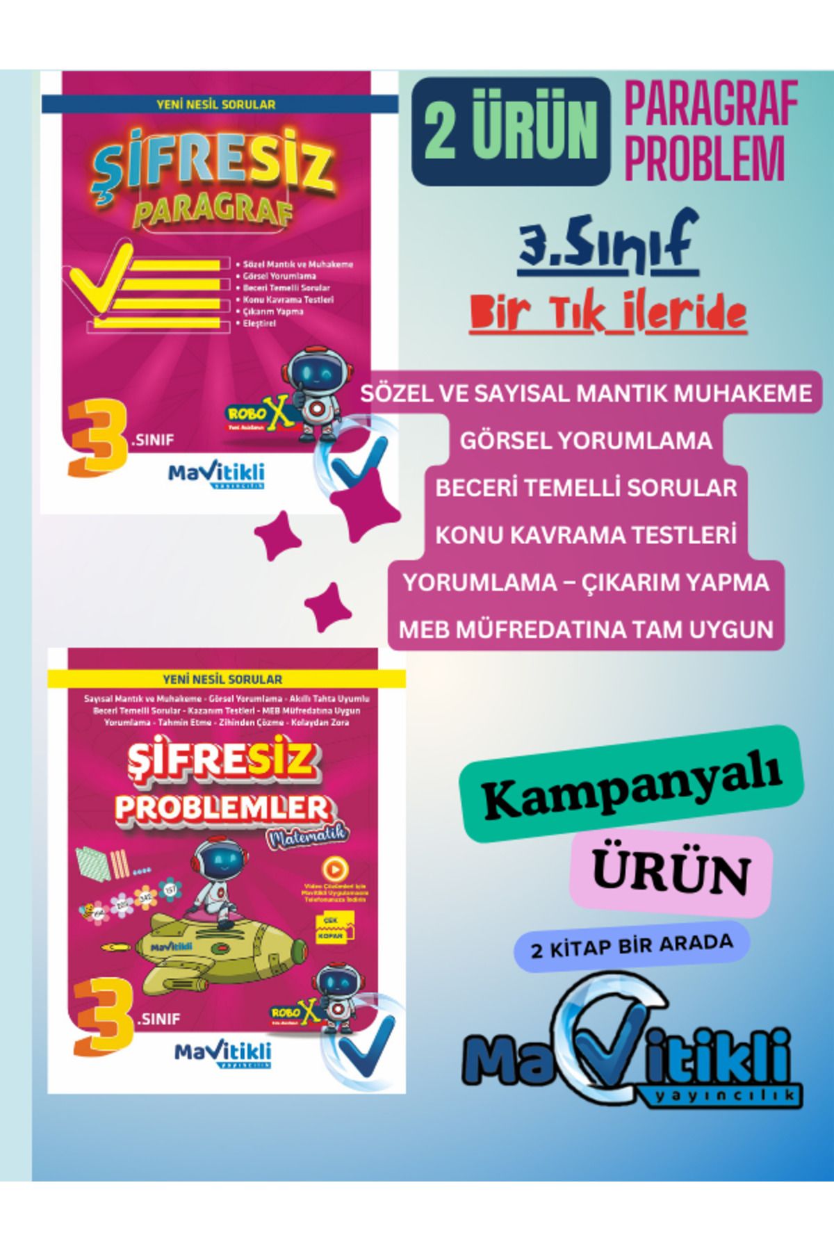 3.SINIF ŞİFRESİZ PARAGRAF ve PROBLEM
