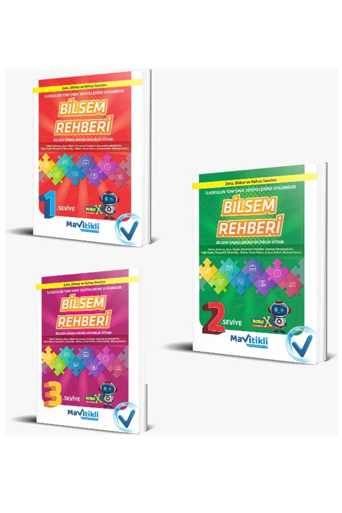 Bilsem Rehberi Seti (1.2. Ve 3seviye) Soru Bankası