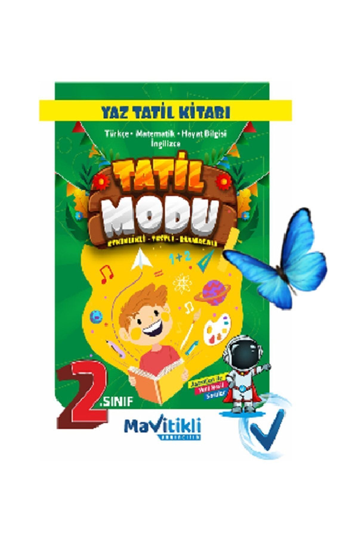 2.Sınıf Yaz Tatil Kitabı Tatil Modu