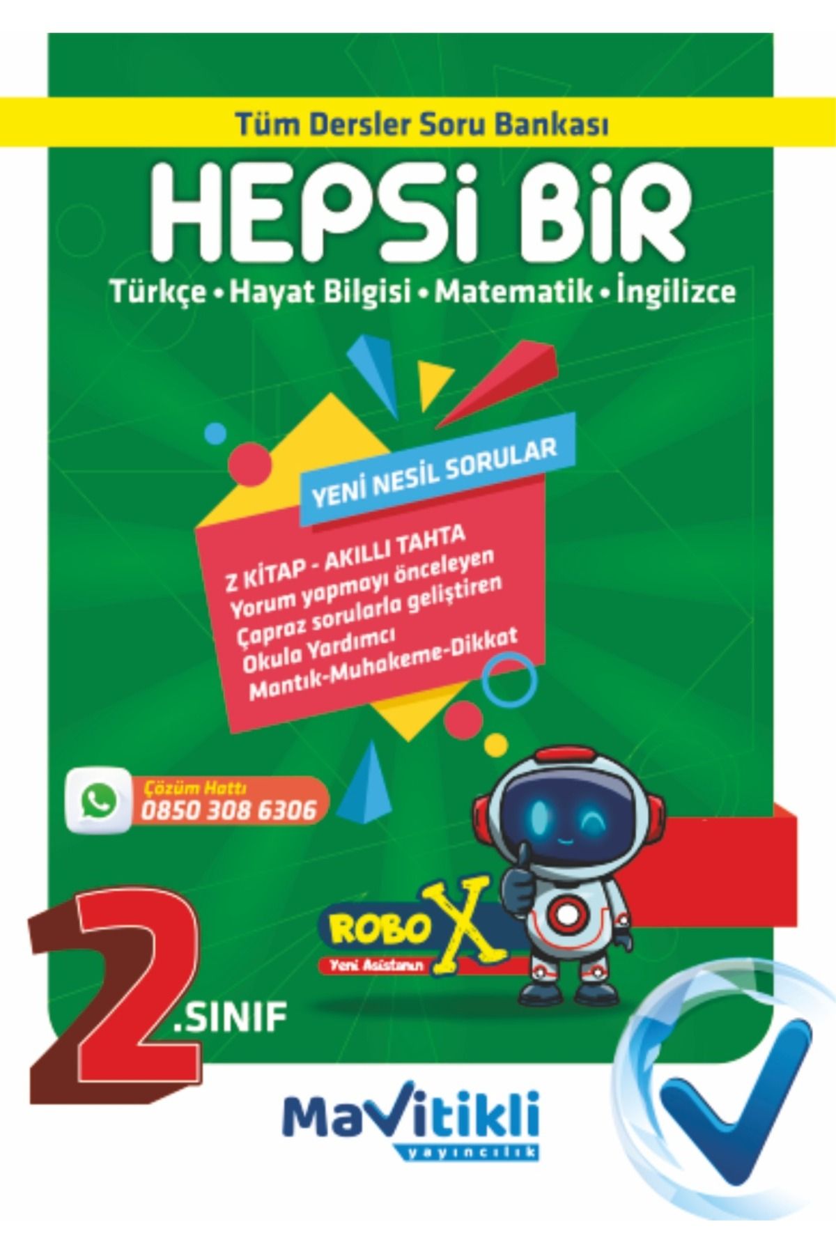 2.sınıf Tüm Dersler Soru Bankası - Hepsi Bir