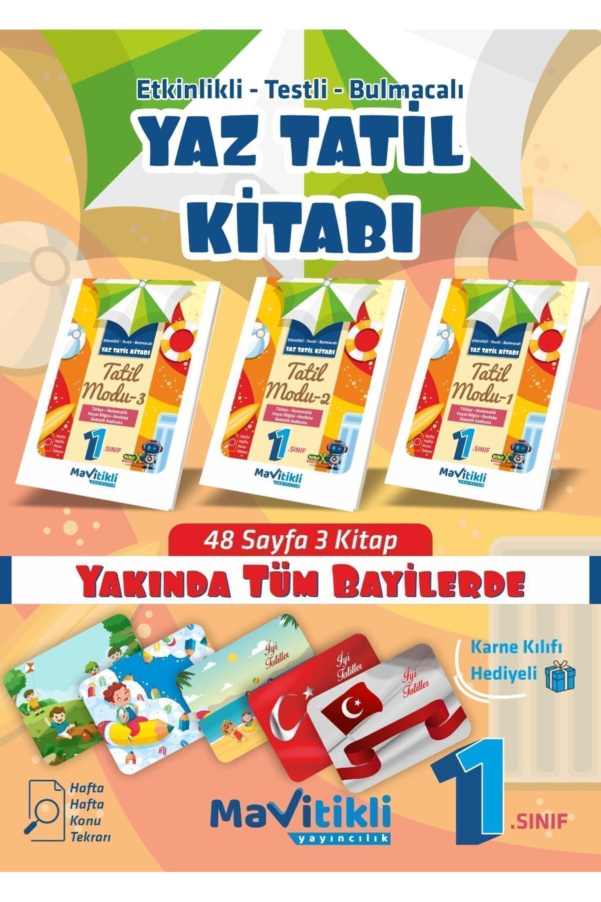 1.sınıf Yaz Tatil Kitabı-yeni Ürün 2025