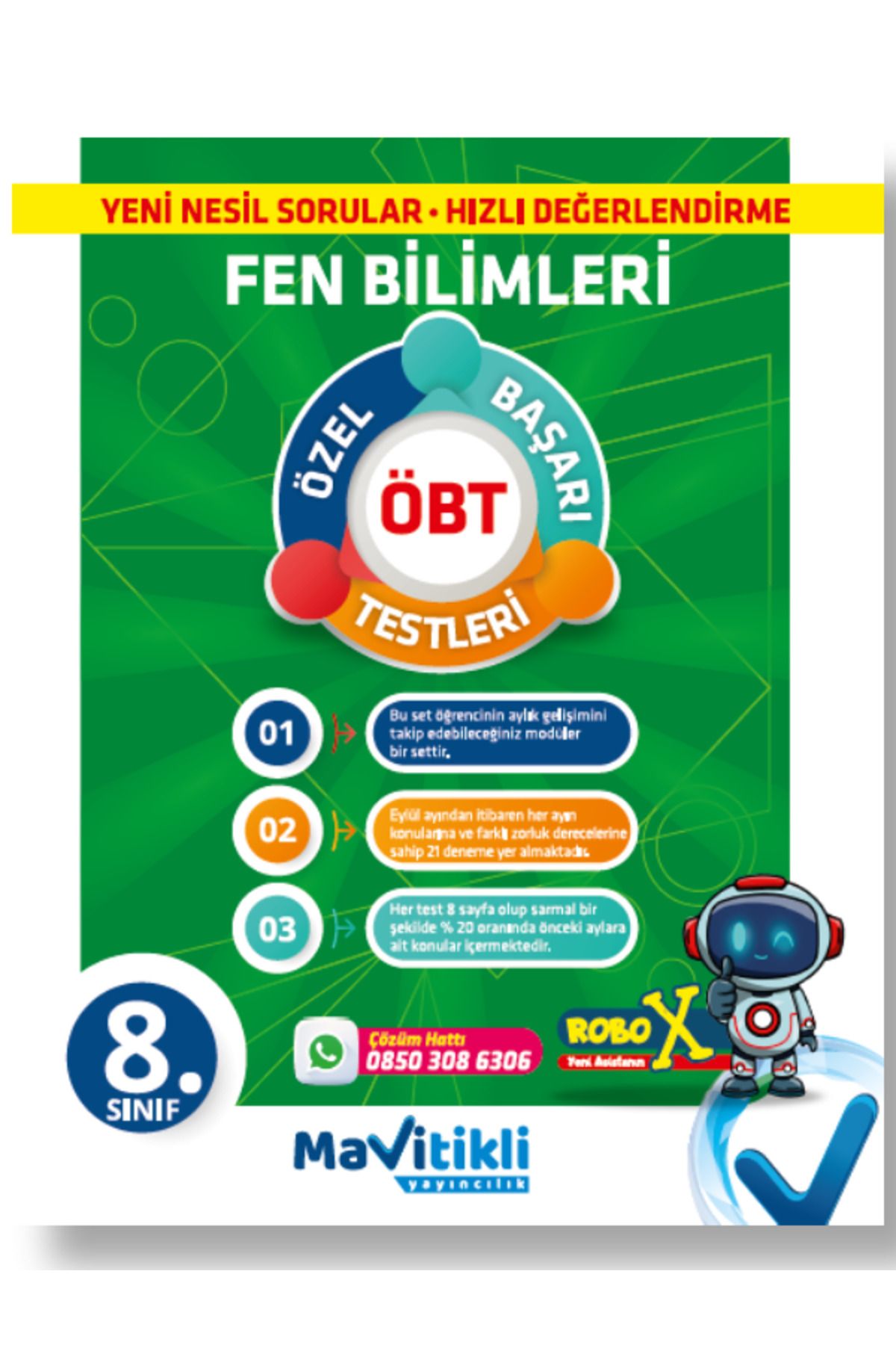 8.SINIF FEN ÖZEL BAŞARI TESTLERİ-ÖBT