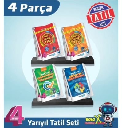 Mavitikli Yayıncılık 4.SINIF KIŞ TATİL KİTABI resmi