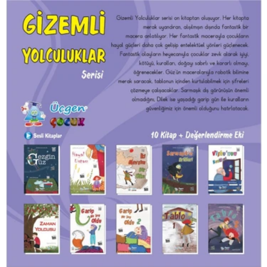 Üçgen Yayıncılık Gizemli Yolculuklar – Kutulu 10 Kitap resmi