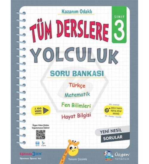 Üçgen Yayıncılık 3.SINIF – Tüm Derslere Yolculuk – Soru Bankası resmi