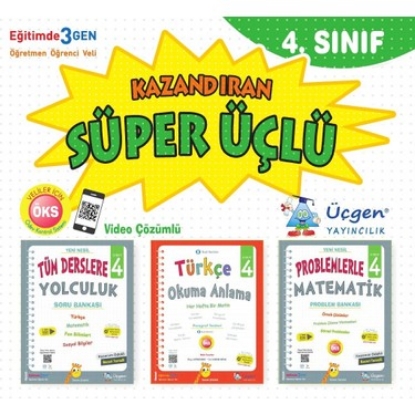 Picture of Üçgen Yayıncılık 4.SINIF – SÜPER ÜÇLÜ – Kazandıran Kitaplar