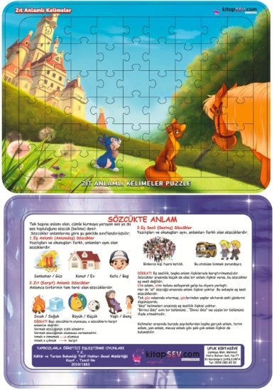 Zıt Anlamlı Puzzle resmi