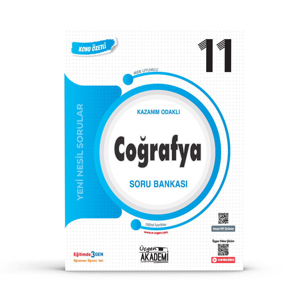 11. Sınıf COĞRAFYA – Konunun Özü Soru Bankası