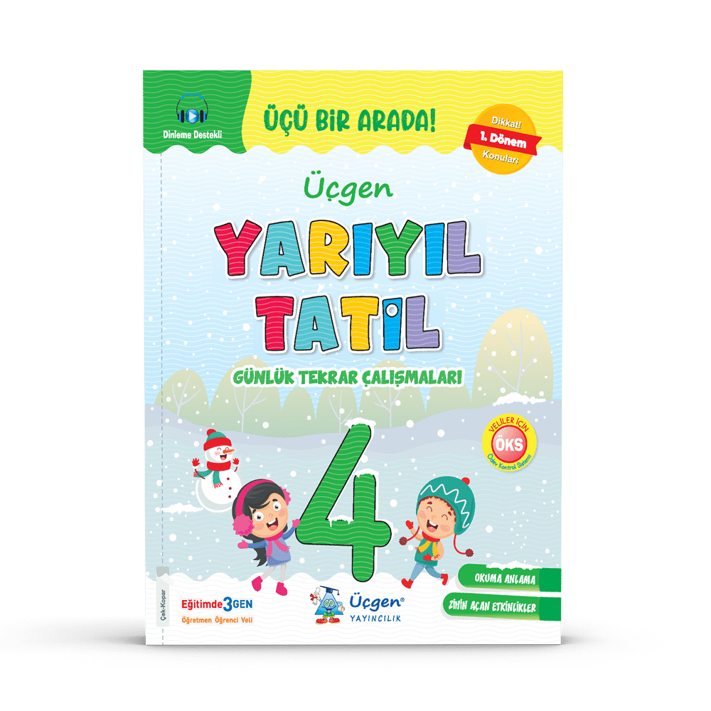 4.SINIF – Yarıyıl Tatil – Günlük Tekrar Çalışmaları