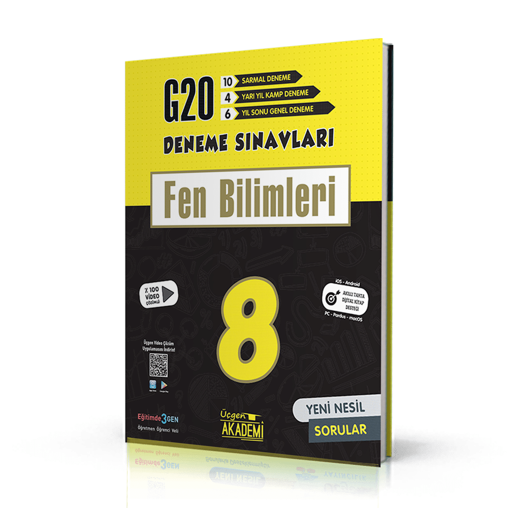 8.SINIF – FEN BİLİMLERİ – 20’li Deneme Sınavları