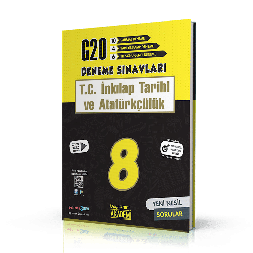 8.SINIF – T.C. İNKILAP TARİHİ ve ATATÜRKÇÜLÜK – 20’li Deneme Sınavları